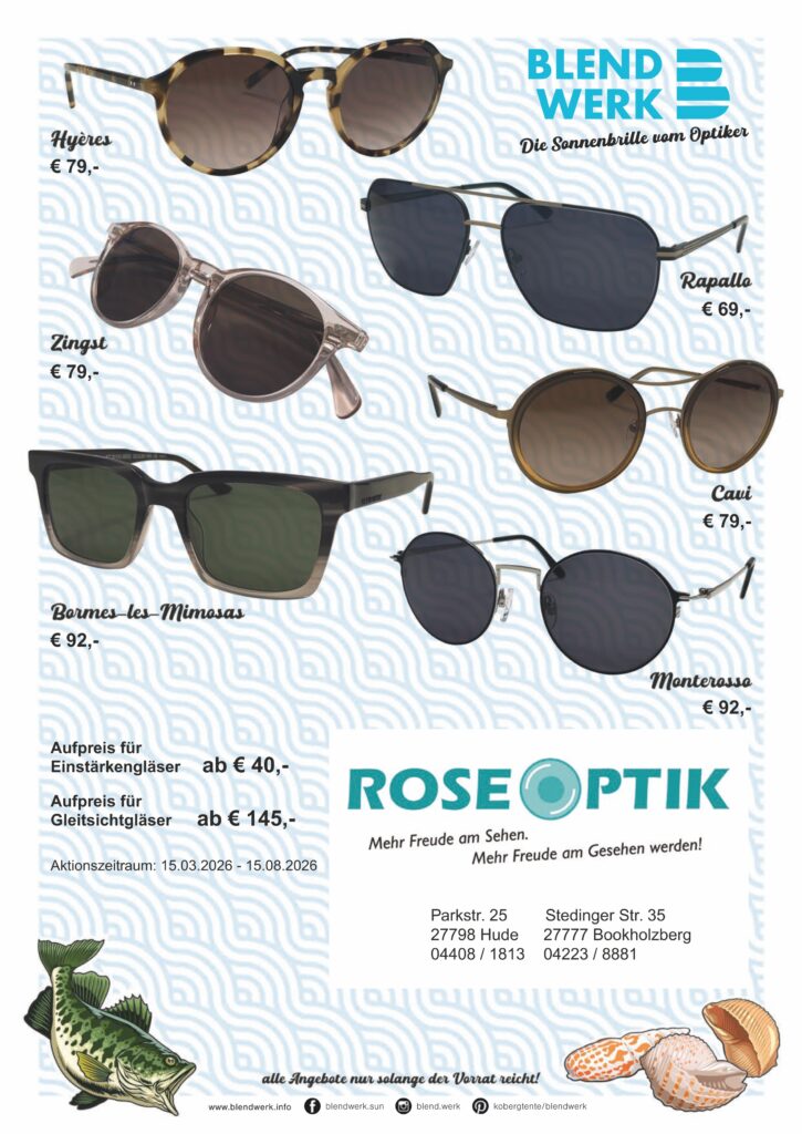 Rose Optik | Mehr Freude am Sehen. Mehr Freude am Gesehen werden!